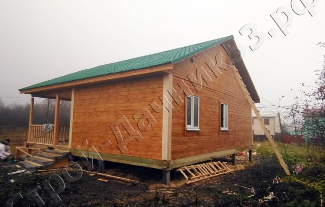 3 Брусовой дом ОД-11 9×9, 81 м², Московская область, Каширский район, Деревня Растовцы (3)